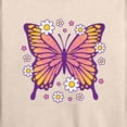 thumbnail image 3 of Instant Message - Mandala Butterfly - Women's Lightweight French Terry Long Sleeve Shirt, 3 of 6