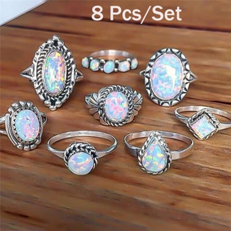 ZHOUYANG Ring For Women 4mm Small OPAL STONE Simple Style Silver Color  Finger Ring Fashion Jewelry Gift For Girls ZYR848