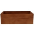 thumbnail image 1 of Homoyoyo 1Pack Sundries Organizer Box Coffee Color Wooden Crates For Display And Storage, 1 of 6