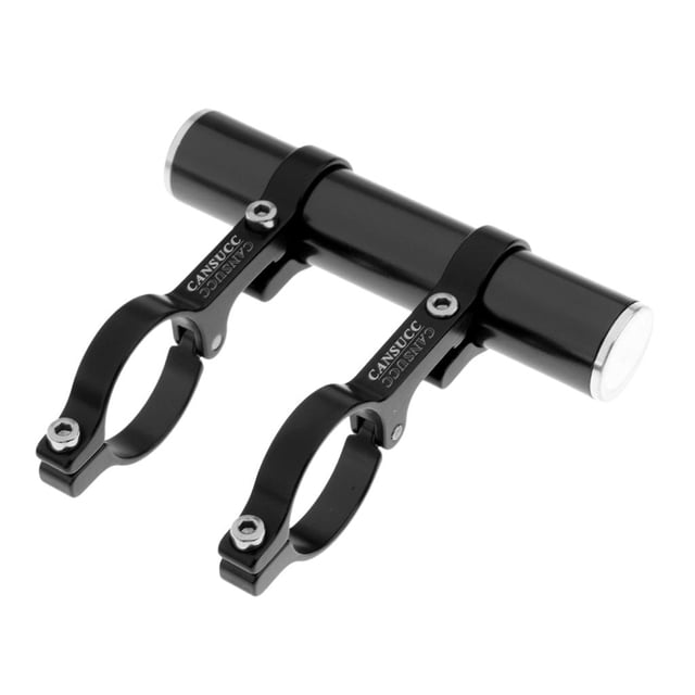 Extensor de Manillar para , Soporte de Doble Linterna para Manillar de 31,8mm , Negro DYNWAVEMX Extensor de manillar
