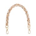 thumbnail image 1 of 1pc versátil chic cadena de bolsas de mármol de mármol joya de joyería correa para hombro, 1 of 5