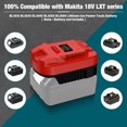 thumbnail image 3 of Adaptador para Bauer Herramientas de 20v Usadas para Ma*kita Convertidor de Batería Li-ion de 18v para Ma*kita a para Bauer Adaptador de Batería, 3 of 6