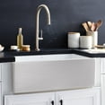 thumbnail image 2 of Native Trails Dreamer Fireclay Farmhouse Kitchen Sink - 30" x 17.75" x 10" Gunmetal Metallic Finish, 2 of 7