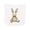 AA-White, variant on Inktastic Vintage Plush Bunny Rabbit Baby Terry Cloth Bib