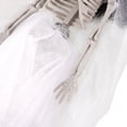 thumbnail image 2 of TABLZONE Spooky Sculpture Skeleton Bride Decoration White Plastic 1Pack, 2 of 7