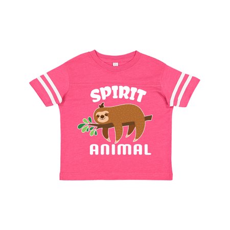 

Inktastic My Spirit Animal is a Sloth with Sloth Illustration Gift Toddler Boy or Toddler Girl T-Shirt