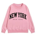thumbnail image 3 of BAODANN Girl's Graphic Prints Sweatshirt Crewneck Long Sleeve Cute Drop Shoulder Pullover Tops Youth Large Toddler Hoodie 2t Sweater 4t Girl Sweaters with Zipper Spitfire Hoodie for Kids Hoodies for, 3 of 4