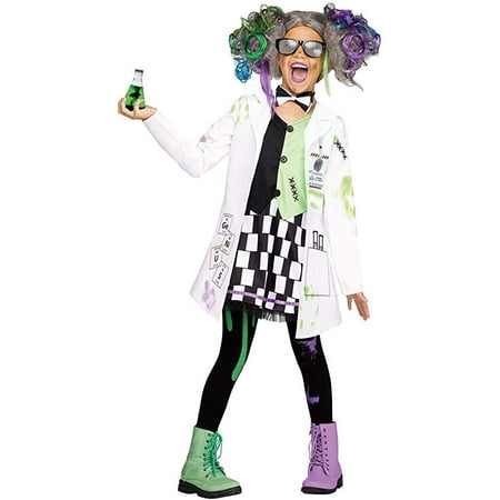 Girls Mad Scientist Halloween Costume 12-14
