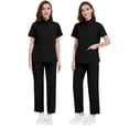 thumbnail image 5 of Medical Nursing Uniforms Set Nurse Uniforms Set Mao-neck Zipper Shirt Unisex, 5 of 10