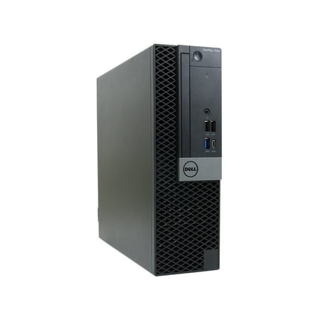 Refurbished Dell 7050-SFF Desktop PC with Intel Core i5-6500 3.2GHz Processor, 8GB Memory, 256GB SSD-2.5 and Win 10 Pro (64-bit) (Monitor Not Included)