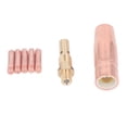 thumbnail image 1 of Welding Gun Accessories, Brass Gas Nozzle Diffuser Kit High Temperature Resistance Easy Installation Compact Size  for MIG Welding Torch, 1 of 7