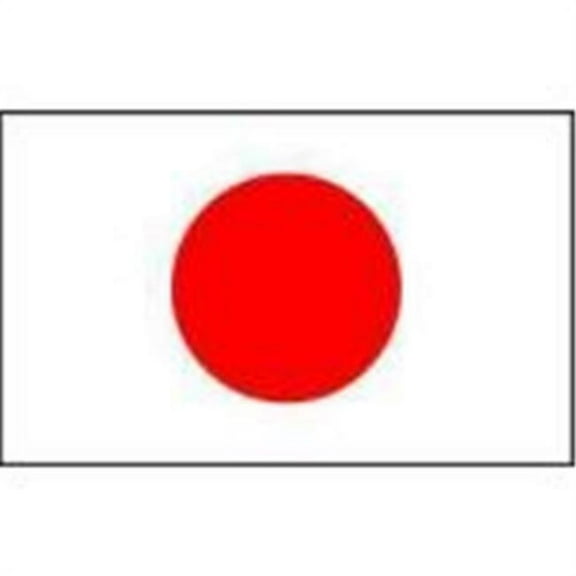 Annin Flagmakers 194307 3 ft. x 5 ft. Nyl-Glo Japan Flag