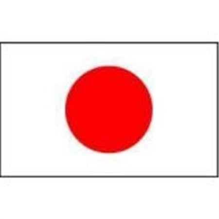 Annin Flagmakers 194307 3 ft. x 5 ft. Nyl-Glo Japan Flag