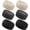 6 Pcs: Black, Beige, Dark Gray, variant on 6 Pcs Knit Ear Warmer Headband for Women Fuzzy Wool Fleece Lined Elastic Turban Head Wrap Winter Accessories for Women Cold Weather