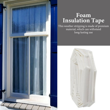 

Frcolor 2pcs Weather Stripping Door Frame Sealer Window Insulation 2m Seal Weather Strip