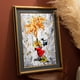 thumbnail image 1 of Disney Animation Mickey Mouse Graffiti Poster Wall Donald Duck Loves Money Canvas Painting Art Picture for Bedroom Decoration20X30cm Unframed Gao Jinjia LED, 1 of 2