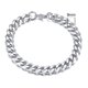 thumbnail image 1 of Vnox 3-11mm Chunky Miami Curb Chain Bracelet para hombres, acero inoxidable Cuban Link Chain Wristband Classic Punk Heavy Male Jewelry Dengxun unisex, 1 of 2