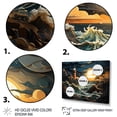 thumbnail image 3 of Designart "Majestic Lighthouse on the Coast II" Nautical & Beach Wall Art Prints Set, 3 of 5