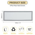 thumbnail image 2 of 4Pcs Floor Vent Covers, 12"x4" Magnetic Floor Register Air Vent Screen, White, 2 of 5