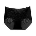 thumbnail image 3 of Bigersell Women Cotton Underwear Clearance Period Underwear Teens High Cut Panty Style P-20 Cotton Plus Size Panties Cotton Thongs Briefs Mid Waist Women's Briefs Black L, 3 of 3