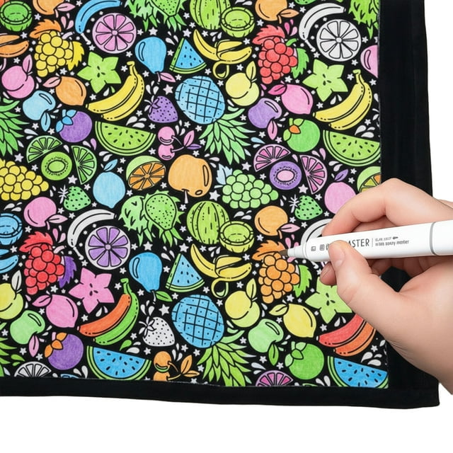 Manta para Colorear DIY Con Rotuladores (H)