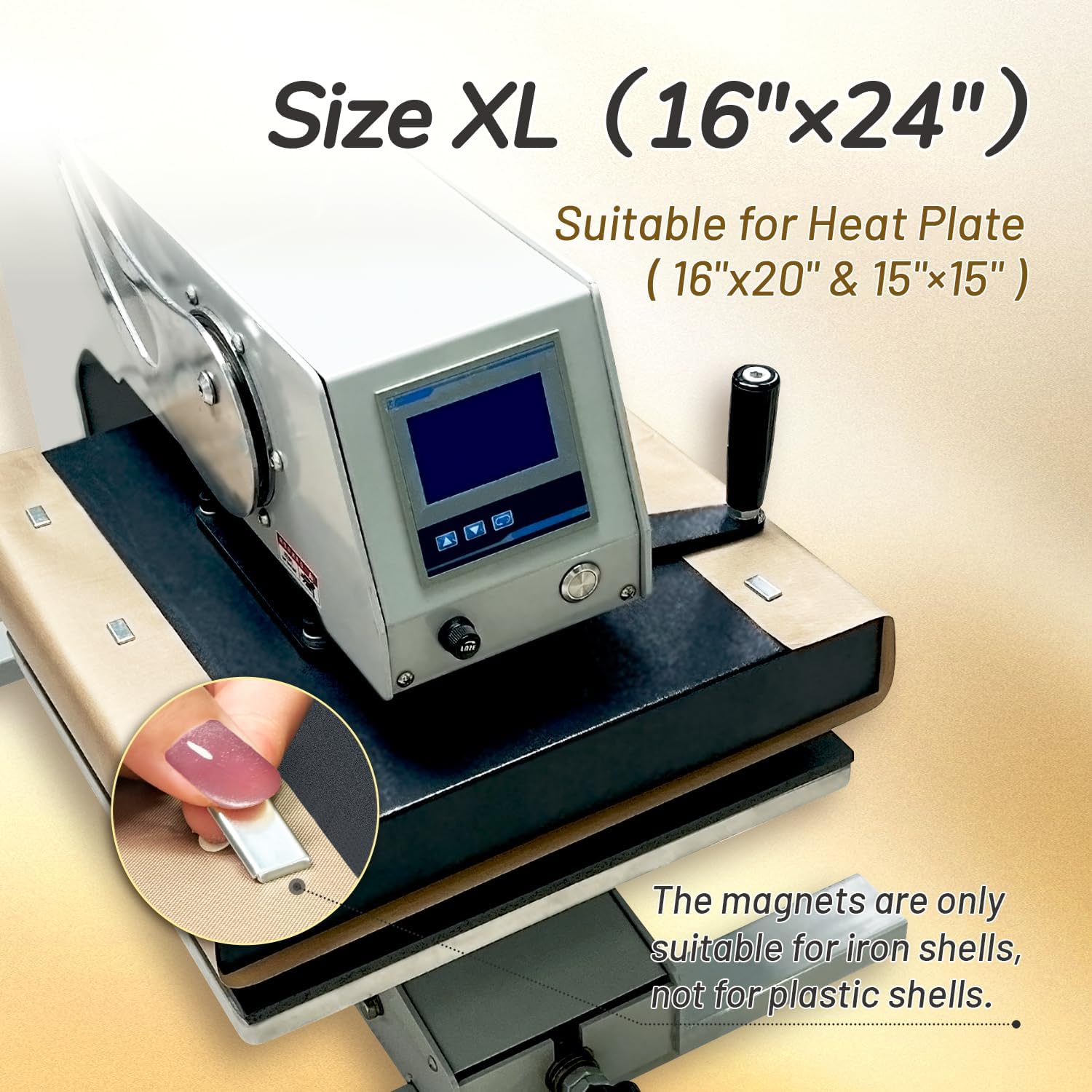3 PTFE Teflon Sheets Size XL16 x 24" for Heat Transfer Paper and Sublimation Paper and 6 Magnets for Holding Heat Press Reusable Heat Resistant Non stick