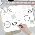 thumbnail image 4 of GuassLee Wall Calendar 2026,Calendar Wall from Jan. 2026 to Dec 2026, 14" X 11" Paper Monthly Planner Wall Hanging Calendar with Thick Paper for Office Home Planning & Organizing, 4 of 7