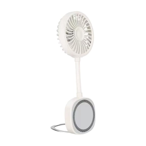 Mini Magnetic Phone Fan - Foldable Desktop USB Charging Stand with 3 Speeds for Outdoor Handheld Use