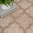 thumbnail image 5 of Nourison Easy Care 5' x 7' Natural Beige Modern Flatweave Indoor/Outdoor Rug, 5 of 11