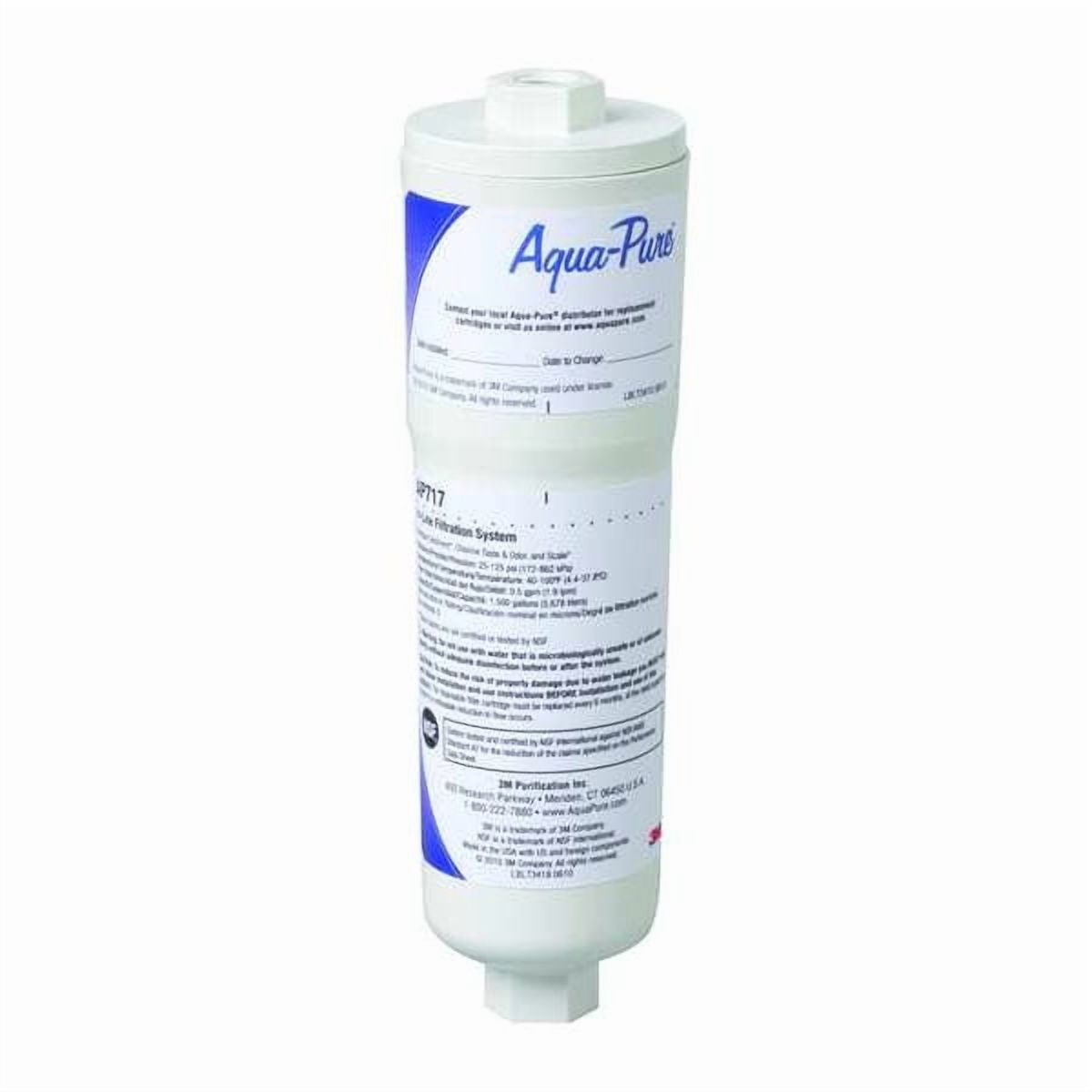 3m Aqua-Pure Inline Filter,Ice Maker,8-3/8x2-1/4In AP717