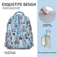 thumbnail image 5 of German Shorthaired Pointer Dog and Flower Backpack for School,Cute School Bag,Schoolbag with Adjustable Shoulder Straps & Padded Back,15.3"x11"x7.1"., 5 of 6