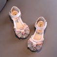 thumbnail image 5 of Huowey Fashion Spring And Summer Children Dance Shoes Girls Dress Show Princess Shoes Pearl Rhinestone Bowknot Hook Loop, 5 of 8