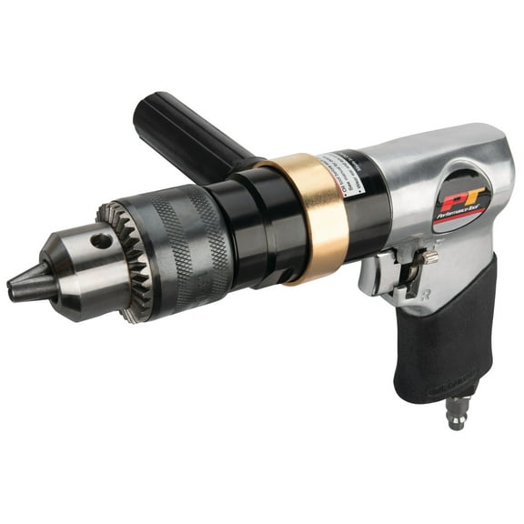Performance Tool M651 1/2-Inch Heavy Duty Reversible Drill with Keyless Chuck and Variable Speed Trigger for Precision Drilling and Driving Jobs