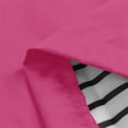 thumbnail image 5 of Girls Solid Color Slicker Shell Anorak, Girls Hooded Raincoat Kids 3-14 Years Rain Jacket Kids Outdoor Rain Jacket Lightweight Windbreaker Jacket Rain Jacket with Pockets, Hot Pink 110, 5 of 8