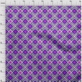 thumbnail image 4 of oneOone Polyester Spandex Purple Fabric Geometric Diy Clothing Quilting Fabric Print Fabric By Yard 56 Inch Wide, 4 of 4