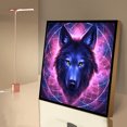 thumbnail image 3 of Cuadros Decorativos Pintura de diamante redondo completo Lobo Animal 5D DIY mosaico arte pared imágenes regalos JShteea Nuevos Originales, 3 of 9