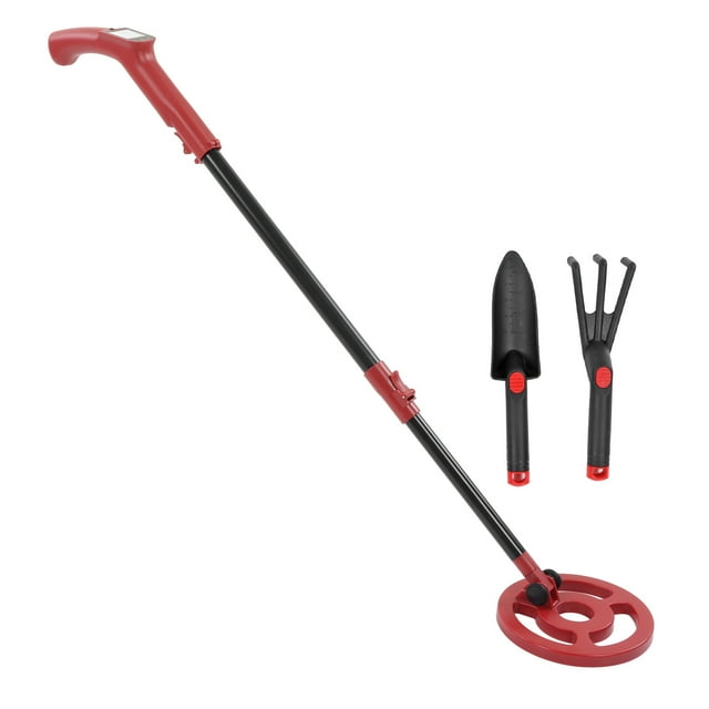 Pinpointer, Fun Toy Metal Detector Better Learning For Kids Red Detector,Green Detector,Red Detector Rake Shovel,Green Detector Rake Shovel