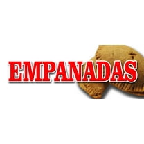 24" EMPANADAS DECAL sticker latin restaurant food meat chicken hot pocket