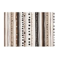 thumbnail image 7 of Yayeee Bath Rug for Bathroom Floor Non Slip Rectangle Fluffy Soft Absorbent Mat, 16"x24", Brown Abstract Stripes, 7 of 7