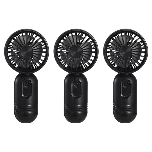 VanSmaGo ventilador pequeño Personal de mano con 3 velocidades para viajes, ventilador de pestañas con batería recargable USB con cordón, nuevo