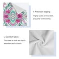 thumbnail image 4 of 3 Piece Bath Towels Set Bath Towel, Hand Towel and Face Towel for Bathroom, Gym, Hotel Elegant Shapes with Flowers, 4 of 8