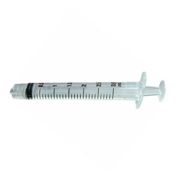 5x 3mL Disposable Syringe Luer Lock Tip Liquid Medical Plastic 3cc Sterile  