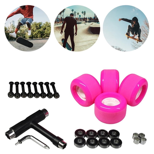 Ruedas de Rodamientos DYNWAVEMX 4 Piezas 70x51mm Rosa