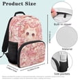 thumbnail image 7 of KUIFORTI Pink Cat Children's Backpack 17 Inch Polyester Kids School Bag Large Capacity Girls Bookbag for Elementary Primary Middle Back to School Gifts, 7 of 7