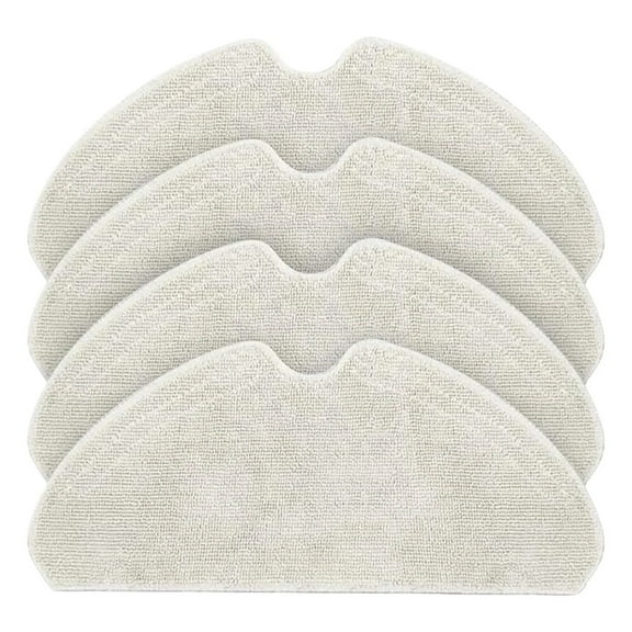 madengdeng 4 Pack Replacement Mop Pads for Dreame D10S, D10S PRO, D9 Max, F9 PRO Robot Vacuum Cleaner, Washable Reusable Mop Pad