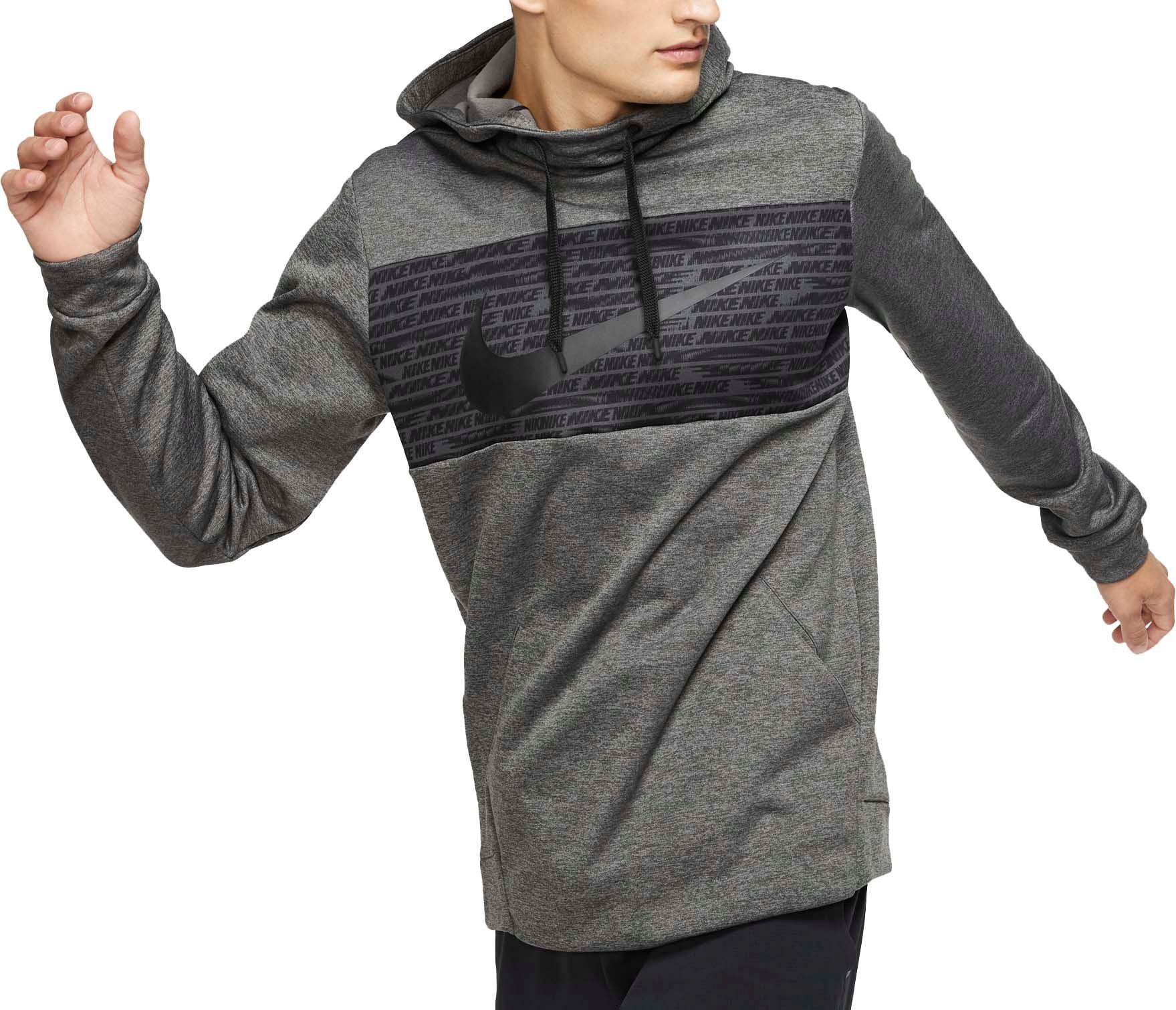 men's nike therma fleece training pullover hoodie