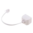 thumbnail image 2 of RJ11 Jack 2 Way Outlet Telephone Phone Modular Line Splitter Adapter 6P4C, 2 of 8