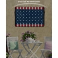 thumbnail image 6 of Outdoor TV Cover 70 to 75 Inch Weatherproof, 4th of July Waterproof TV Screen Protector for Outside Decor with Zipper and Pocket 68"L x 42"H , Patriotic American Flag Stars Red Stripes Blue, 6 of 7