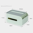 thumbnail image 2 of Caja de pañuelos multifunción, dispensador de pañuelos, caja de pañuelos de plástico, caja de pañuelos higiénico para oficina, dormitorio, sala de estar, cocina, baño, coche, 2 of 5