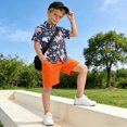 thumbnail image 5 of Dailycode Small Short Sleeve Button Down Shirts Unicorn and Colorful Heart Casual Shirt 3-10 Years, 5 of 9